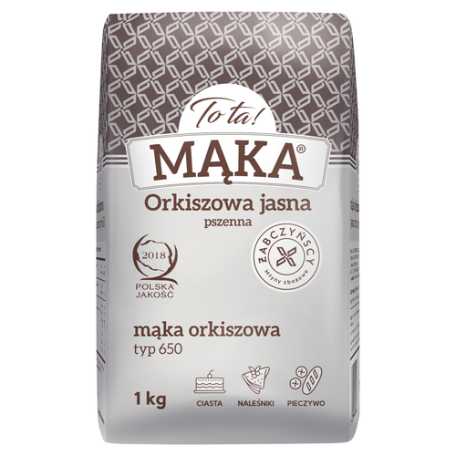 To ta! Mąka orkiszowa jasna pszenna typ 650 1 kg na Arena.pl