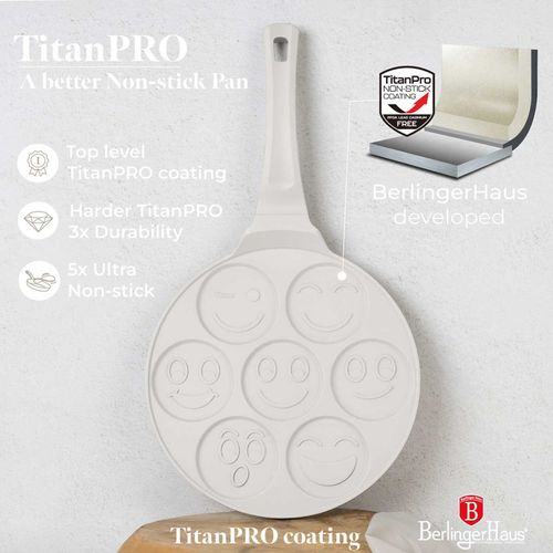 patelnia tytanowa 26cm do placuszków emoji berlinger haus bh-7792 sahara na Arena.pl