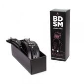 kajdanki black bondage handcuffs bdsm