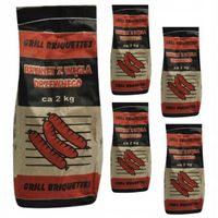 Brykiet z węgla drzewnego GRILL 2 kg x 5 sztuk