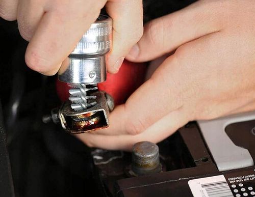 SZCZOTKA DRUCIANA DO KLEM I ZACISKÓW SŁUPKÓW AKUMULATORA BATERII ŚCISKÓW na Arena.pl