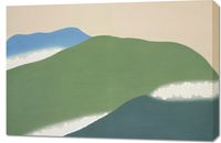 Obraz 90x60cm Green Mountains, Sekka Japoński Vintage