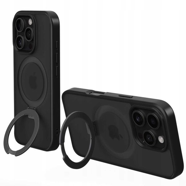Spacecase Ring Pro Mag Iphone 16 Pro Black zdjęcie 6