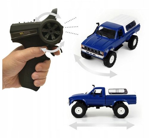 SAMOCHÓD ZDALNIE STEROWANY Auto RC TERENOWY WPL OFF ROAD 4x4 DUŻY PICKUP na Arena.pl