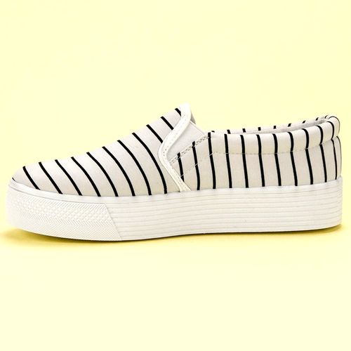 Białe Slipony W Paski r.38 na Arena.pl