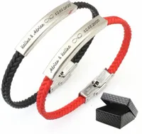 Bransoletki dla PARY z GRAWEREM stal SZLACHETNA