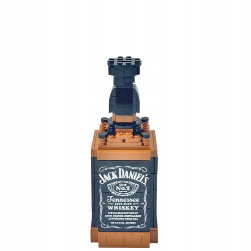 Klocki 3D butelka Jack Daniels model ozdoba barowa dla dorosłych na Arena.pl