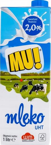 Mleko UHT Wart-Milk MU! 2% 1l x12 na Arena.pl