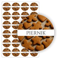 Arkusz naklejek - PIERNIK