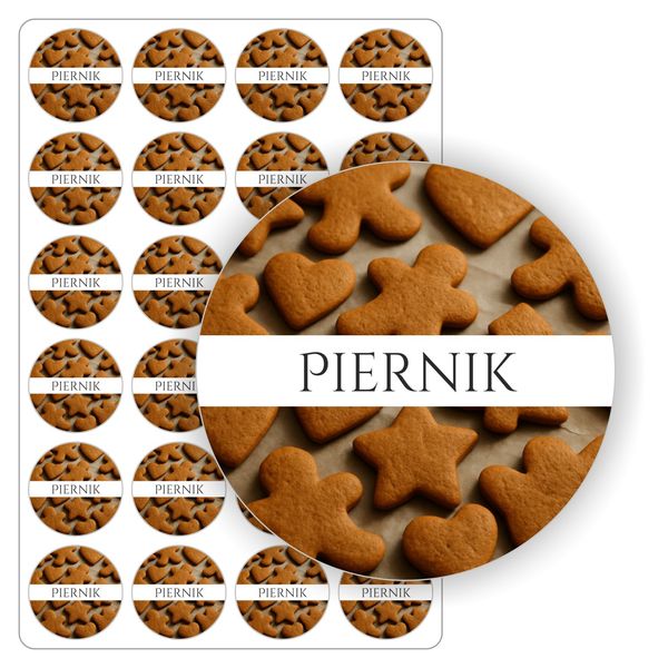 Arkusz naklejek - PIERNIK zdjęcie 1