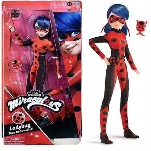 MIRACULOUS BIEDRONKA I CZARNY KOT TIKKI lalka, figurka, ORYGINAŁ 50006 na Arena.pl