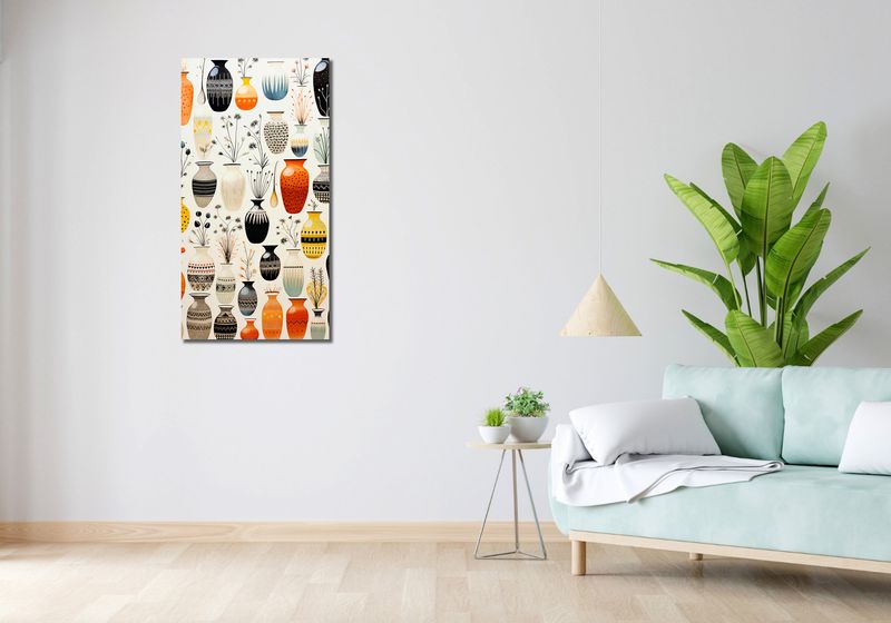 Obraz 50x100cm Symfonia Wazonów zdjęcie 2