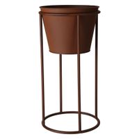 Osłonka na doniczkę na stojaku metalowa 41 cm