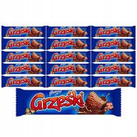 Grześki Wafel przekładany kremem kakaowym w czekoladzie 36 g X 7 sztuk