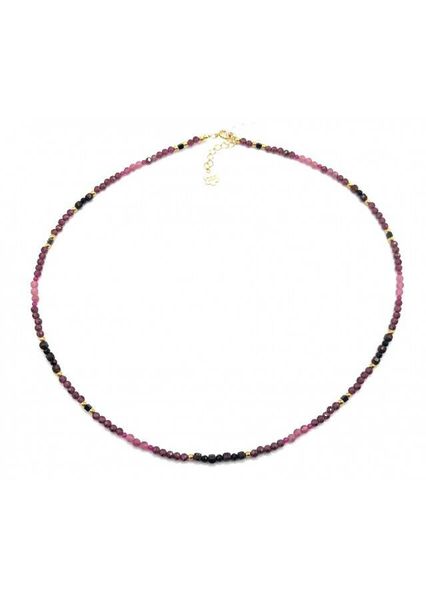 Naszyjnik TURMALIN GRANAT 925 zdjęcie 1