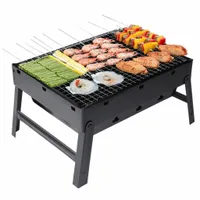 MINI GRILL WĘGLOWY TURYSTYCZNY OGRODOWY PRZENOŚNY SKŁADANY WALIZKA BIWAKOWY