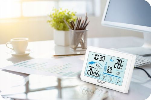 BEZPRZEWODOWA STACJA POGODOWA POGODY HIGROMETR + CZUJNIK na Arena.pl