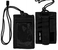 ETUI Pokrowiec na Dokumenty Przepustkę IDENTYFIKATOR MIL-TEC Czarny