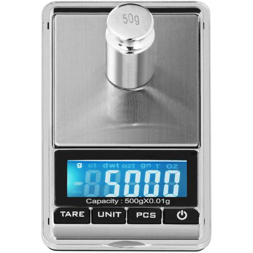Waga precyzyjna jubilerska kieszonkowa zliczanie sztuk LCD 500 g / 0.01 g na Arena.pl