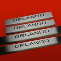 Listwa progowa CHEVROLET ORLANDO Stal nierdzewna 304 mat 4szt