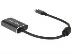Delock Splitter video USB type C -> HDMI 4K czarny na Arena.pl