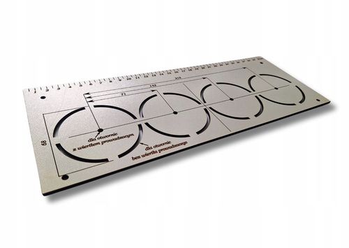 Szablon Wzornik do otworów puszek prądowych 68mm na Arena.pl