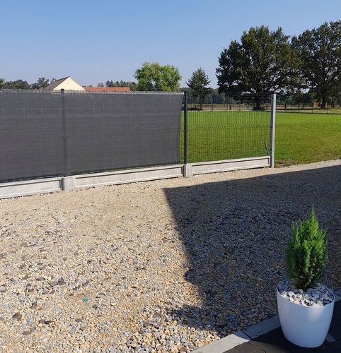 SIATKA CIENIUJĄCA 90% Na płot 1,5x25m grafit UV na Arena.pl
