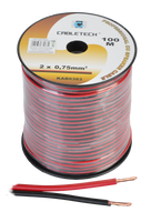 KAB0383 Kabel glosnikowy 0,75mm czarno-czerwony