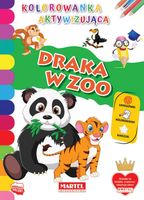 kolorowanka aktywizująca z naklejkami "draka w zoo" martel