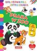 kolorowanka aktywizująca z naklejkami "draka w zoo" martel