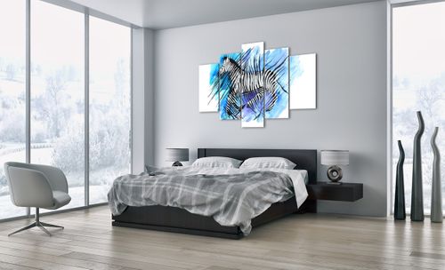 Obraz Na Płótnie - Zebra Rysunek - 150X100 Cm - Ea150X100-2986 na Arena.pl