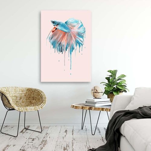 Deco Panel, Malowana ryba 40x60 na Arena.pl