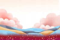 Fototapeta kolorowe pole Chmurki do pokoju 200x130