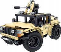 Klocki uzbrojony jeep 2w1 zdalnie sterowany 370 elementów iM.Master