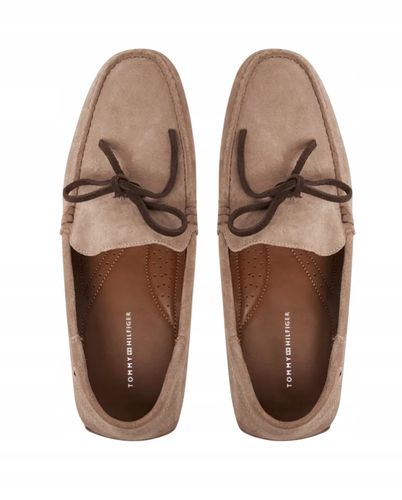 Tommy Hilfiger Folded Suede Driver Beżowy 42 na Arena.pl