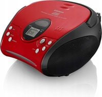 Boombox radio sieciowe FM Lenco SCD-24 Czerwony