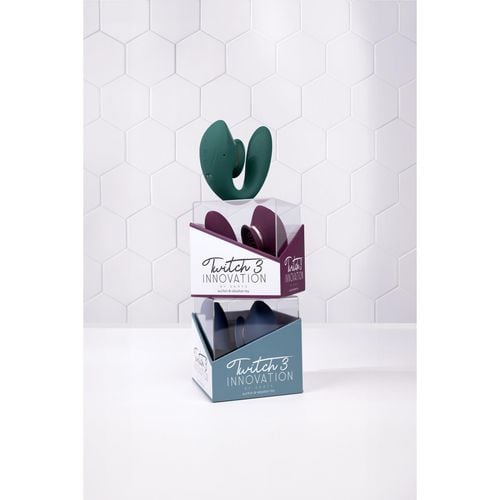 twitch 3 - rechargeable vibrator & suction - silicone - 10 speed na Arena.pl