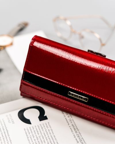 portfel damski skórzany h24-fo-2-sh9 red na Arena.pl