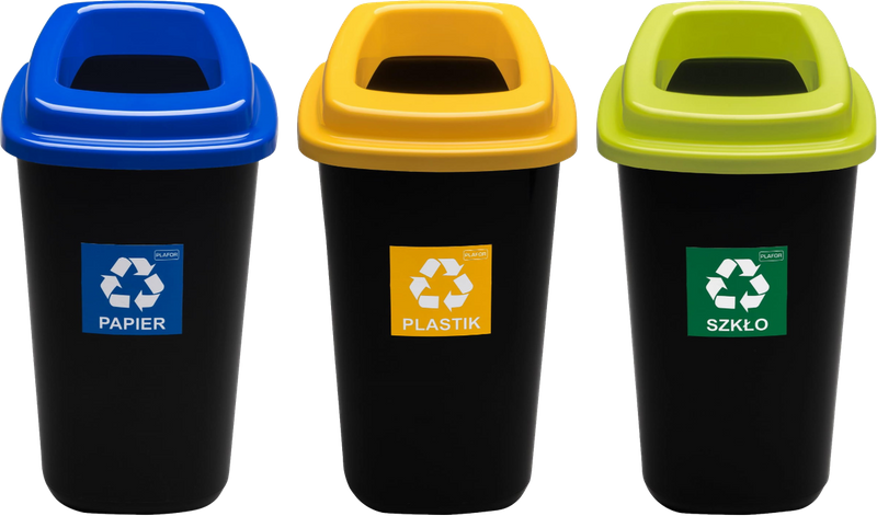 Kosz do segregacji SORTBIN 45L niebieski na papier zdjęcie 2