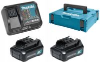MAKITA ZESTAW ZASILAJĄCY 12V 2 x 1,5 Ah (BL1016x2+DC10SB) MAKPAC