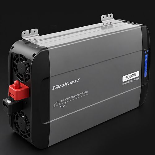 Qoltec przetwornica 12V/230V 2500W sinus na Arena.pl