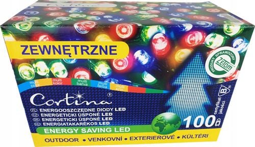 LAMPKI CHOINKOWE 100 LED ATEST gumowy kabel IP44 na Arena.pl