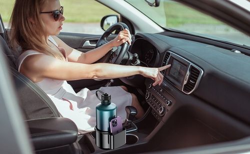 Uchwyt na Kubek do Samochodu Auta Telefon Napoje Butelki Kawę Puszkę Cup na Arena.pl