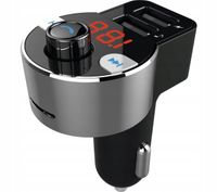 Transmiter Samochodowy FM TechniSat DIGICAR 1 BT MP3 WMA 2x USB Mikrofon