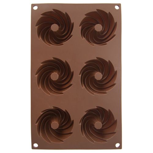 Forma Silikonowa Foremka do Pieczenia Mini Babeczek Muffinki 6 szt. na Arena.pl