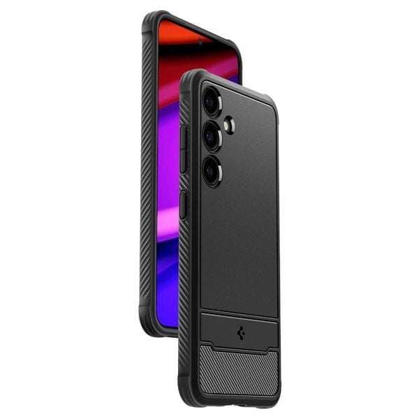 SPIGEN RUGGED ARMOR GALAXY S24 MATTE BLACK zdjęcie 11