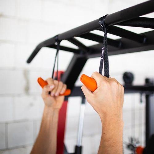 Dynamiczne Uchwyty do podciągania NA DRĄŻKU do wyciągu z taśmami 194kg MAX na Arena.pl