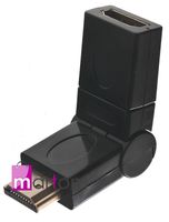 CC25 ADAPTER OBROTOWY 360 HDMI GOLD