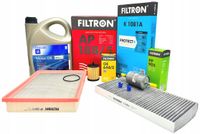 FILTRON ZESTAW FILTRÓW OLEJ 5W30 5L SAAB 9-3 1.8T 150KM 2.0T 175 2.0T 210KM