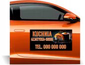 Magnes na samochód reklama magnetyczna GOTOWE WZORY KUCHNIA AZJATYCKA